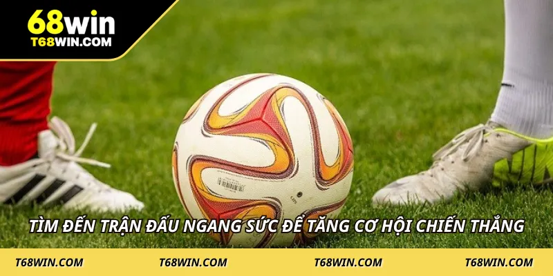 Tìm đến trận đấu ngang sức để tăng cơ hội chiến thắng